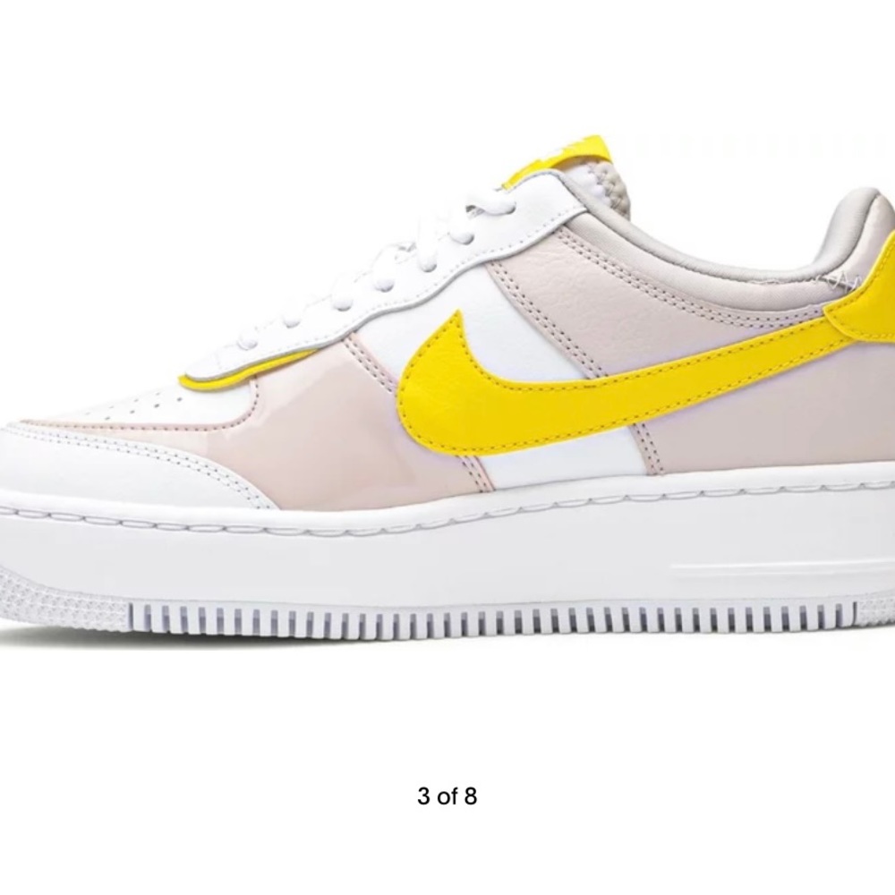 Nike Women’s Air Force 1 Shadow 'Sunshine' size 7